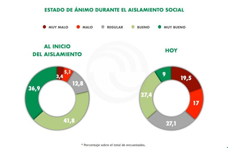 Más de un 48 por ciento señala a la inseguridad como principal preocupación, en contexto de aislamiento