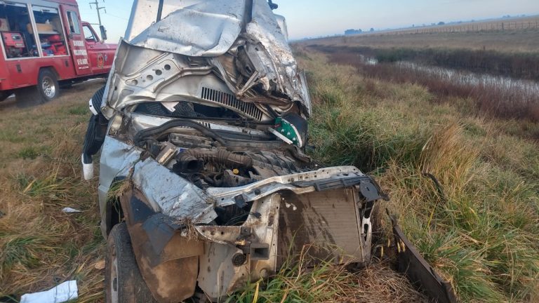 Tres vehículos involucrados en un accidente en la Ruta 5 km 397 cerca de Juan José Paso