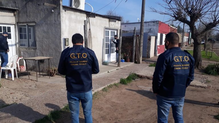 En Pehuajó allanamiento en barrio Fonavi 1