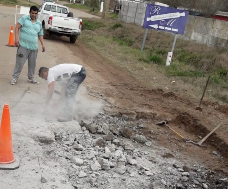 Dos Cooperativas se unen para un trabajo en Facundo Quiroga