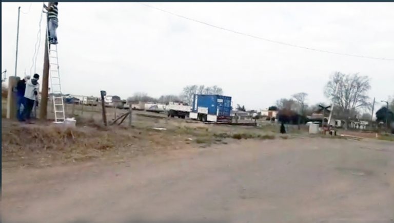 Comenzaron los trabajos de colocación de la barrera automática en O’Higgins