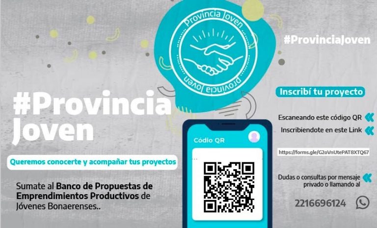 La Provincia lanza un programa para proyectos productivos de jóvenes