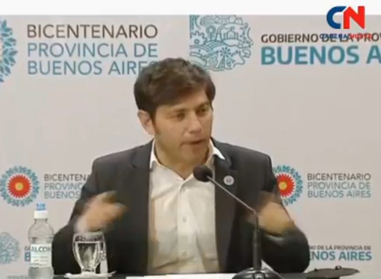 Axel Kicillof : ‘No podemos aflojar ahora’