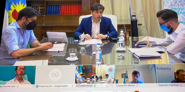 El intendente de Carlos Casares participó del anuncio del Financiamiento de Infraestructura Municipal