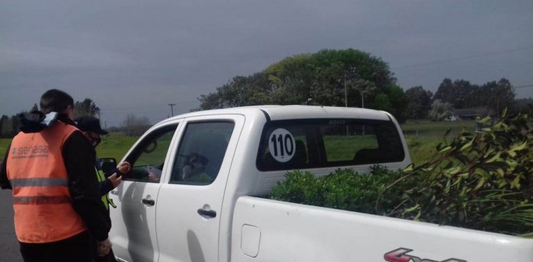 Continúan los controles a transportes en rutas del centro y norte bonaerense