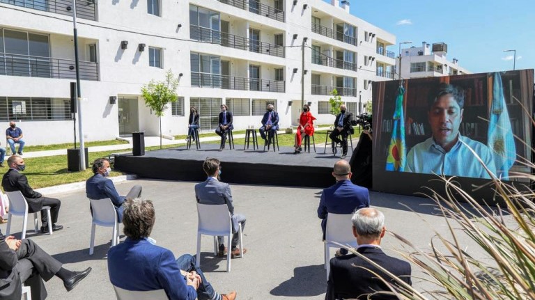 Kicillof participó de la entrega de viviendas Procrear junto al presidente Alberto Fernández