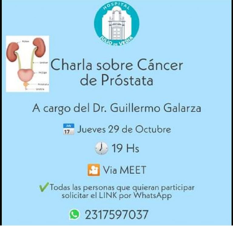 El Hospital Julio de Vedia convoca a su segunda charla abierta sobre medicina preventiva