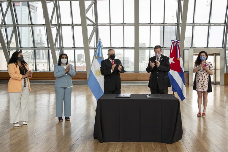 Se firmó Programa Ejecutivo de Cooperación Cultural entre Argentina y Cuba