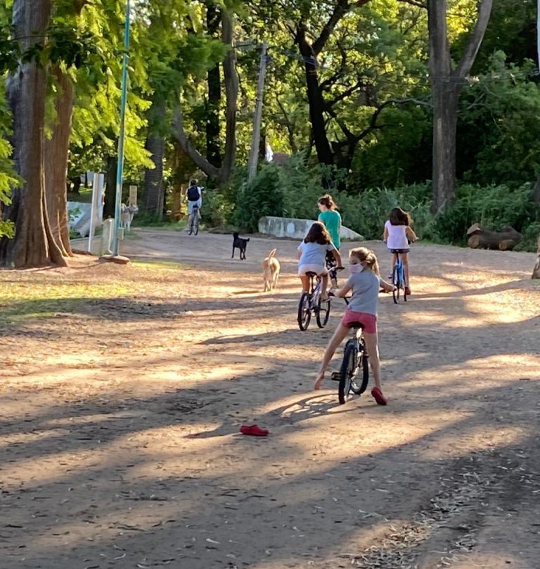 Familias y recreación fueron las caras del Parque San Martín