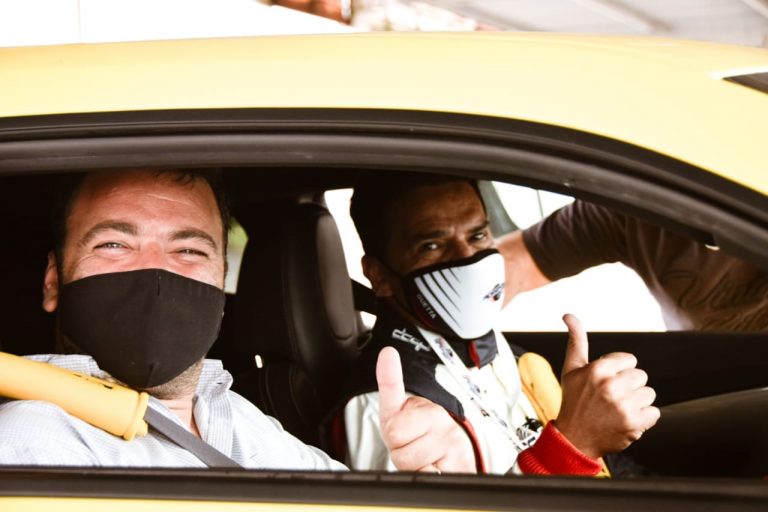 Una original actividad le da vida al autódromo nuevejuliense