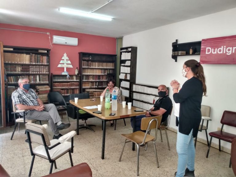 El Secretario de Gobierno junto al Subsecretario de Producción visitaron Dudignac