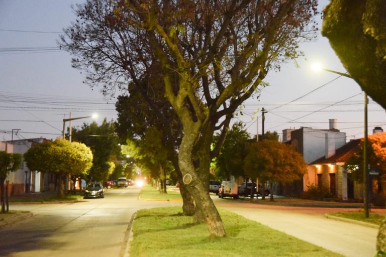 Avda. Antonio Aíta luce con luz led en todo su trayecto