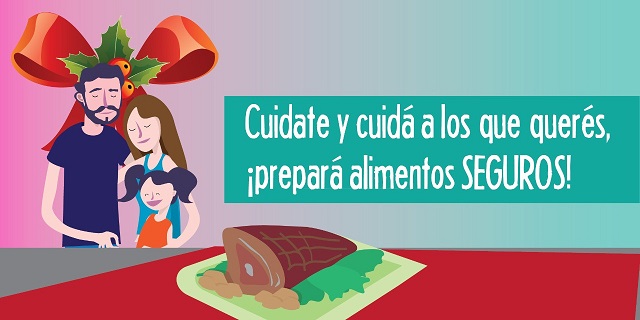 Festejar con las personas más queridas también exige cuidados en los alimentos