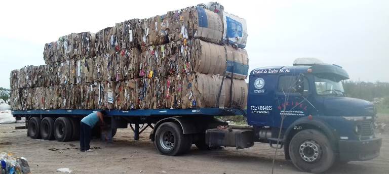 Nueva carga de reciclables