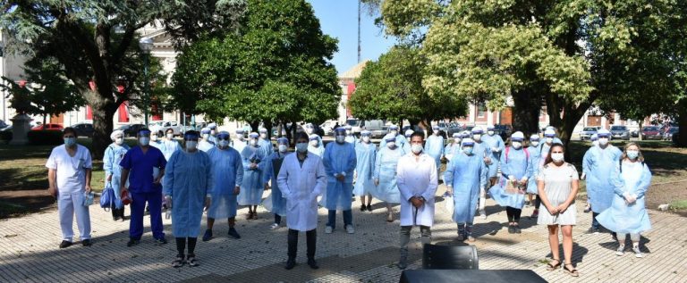 En Nueve de Julio se dio inicio al Plan Detectar desde la Plaza Belgrano