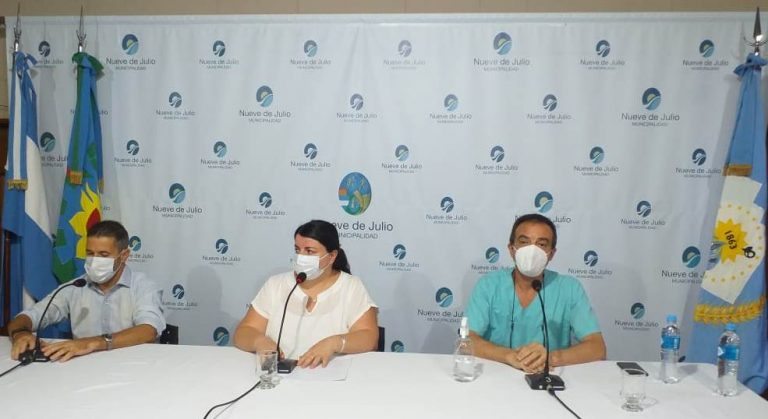 Nueve de Julio registra los máximos niveles de internados, sospechosos, infectados e hisopados