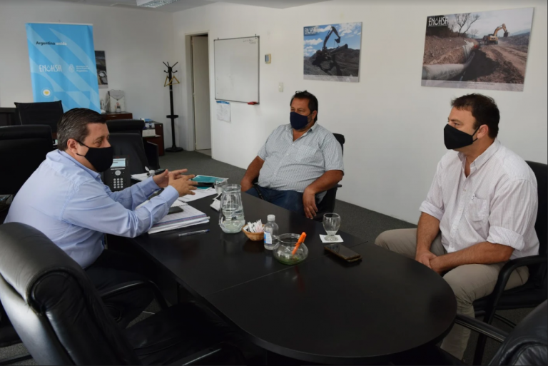 Obras Hídricas de Saneamiento gestionó Mariano Barroso