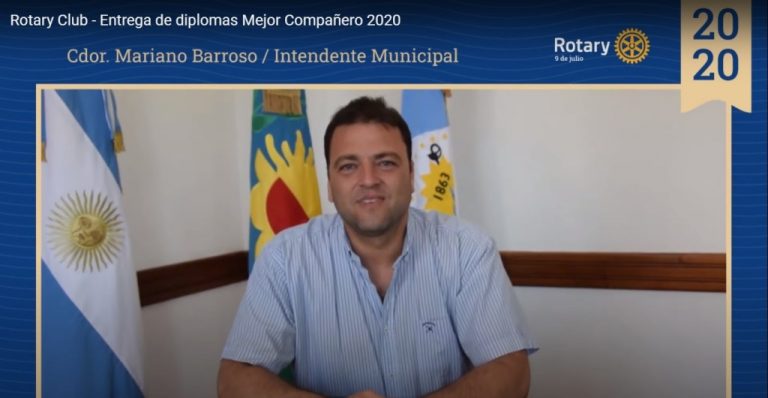 Rotary Club 9 de Julio entregó el diploma a los Mejores Compañeros