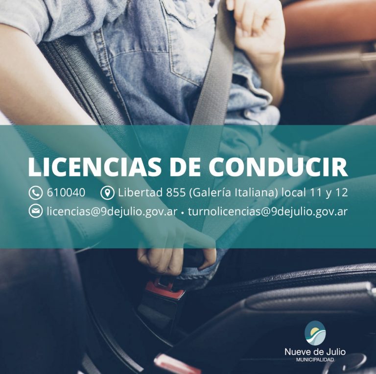 Se recuerdan los requisitos para tramitar las Licencias de Conducir