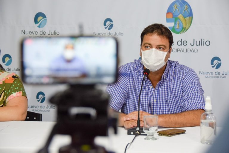 Covid-19 en Nueve de Julio: el intendente se reúne con el gobernador bonaerense