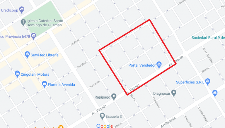 Un sector de Nueve de Julio quedará sin luz