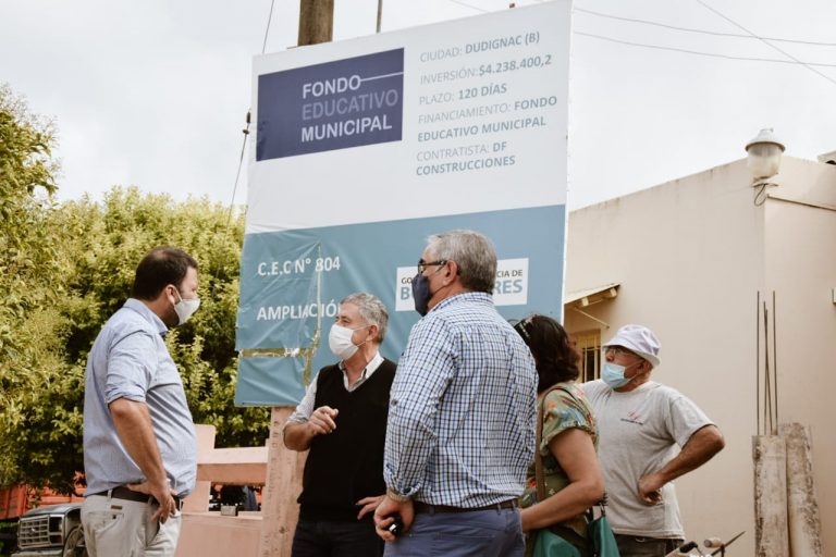 Mariano Barroso recorrió importantes obras en Dudignac