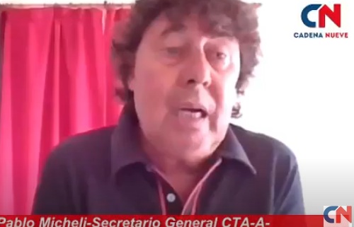 Pablo Micheli pide acuerdo de precios desde un aumento a jubilados y salarios