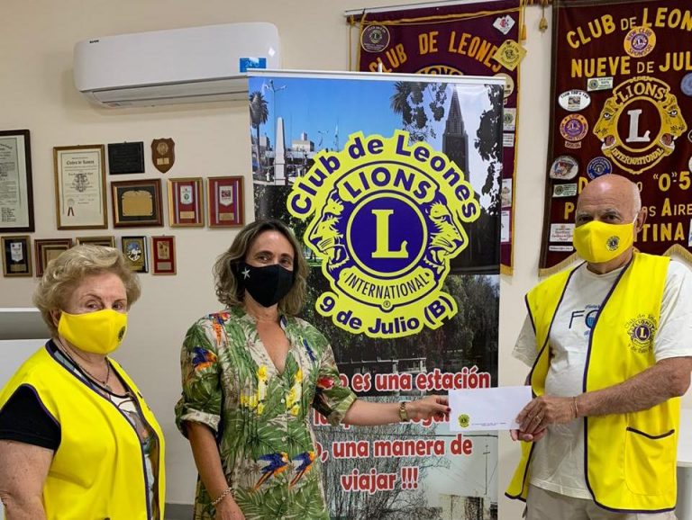 El Club de Leones entregó el premio parcial camino al sorteo final por una casa