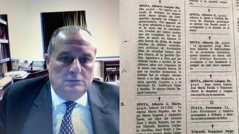 Murió un ex-presidente de Huracán y en ‘necrológicas’ participaron su esposa y su amante