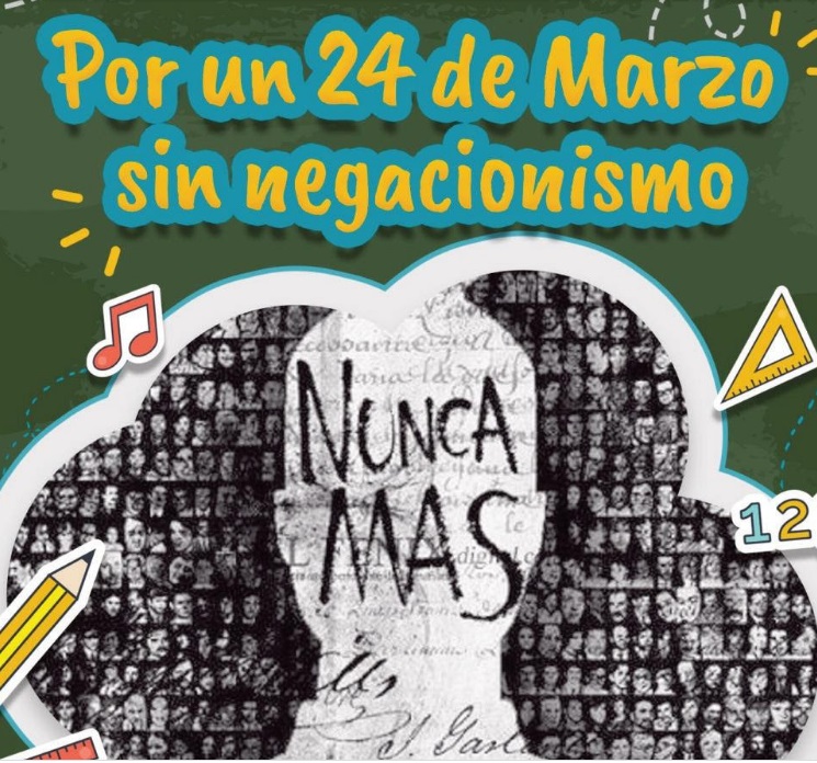 “Por un 24 de marzo sin negacionismo”