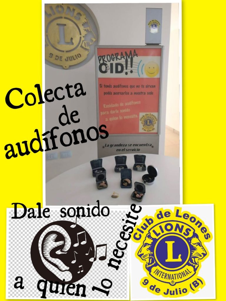 El Club de Leones inicia una ‘Colecta de Audífonos’