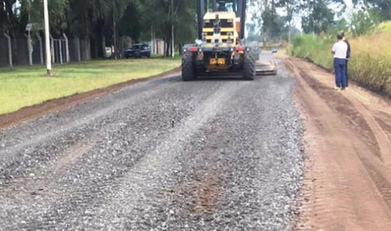 Mejoramiento de calles en la Zona Industrial