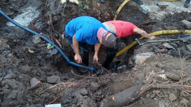 Otra vez está sin agua un sector de Nueve de Julio