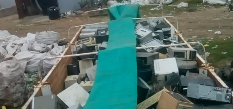 Los residuos electrónicos donados en la comuna serán reciclados