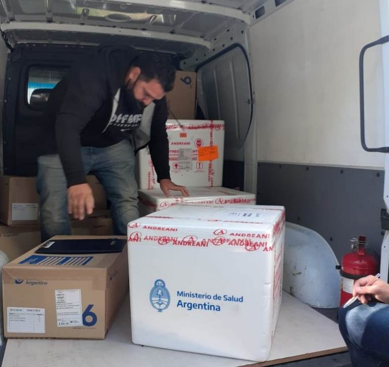 Más vacunas llegaron a la posta de la sociedad rural nuevejuliense