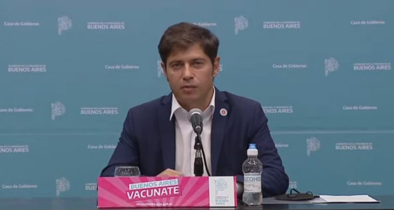 Axel Kicillof: ‘Estamos ante un tsunami’ en relación al aumento de la pandemia y hay que parar los contagios