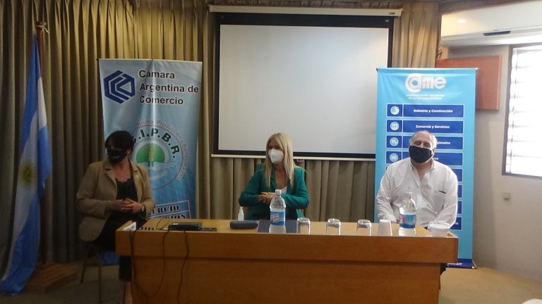 La vicegobernadora se reunió con directivos de la Cámara de Comercio