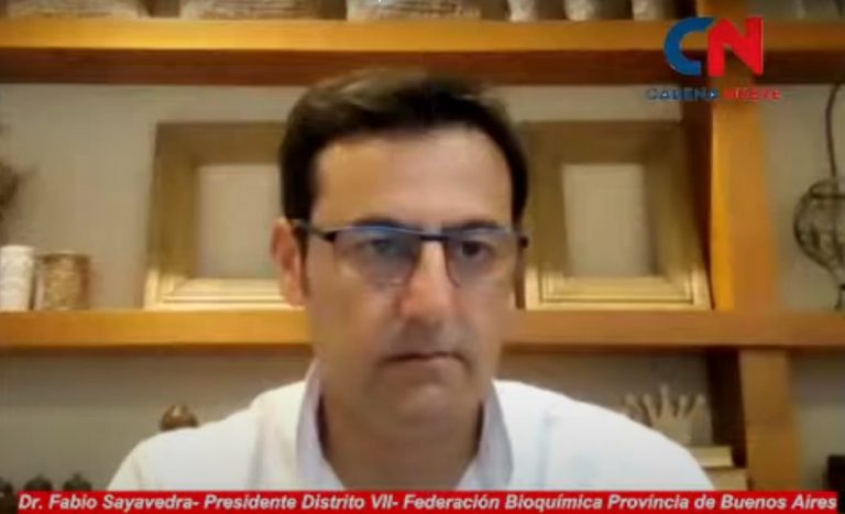 Dr. Fabio Sayavedra: preocupa la venta libre en farmacias de Test Rápido para detectar SARS-CoV-2 autorizada por la ANMAT