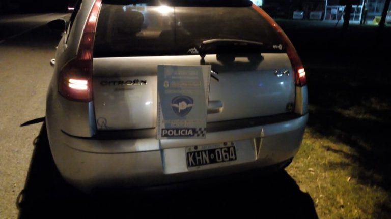 En control de tránsito es detenido un casarense con captura activa de la justicia de Trenque Lauquen