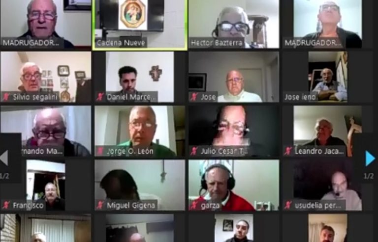 Los Madrugadores del 9 llevaron adelante el vigésimo cuarto encuentro por zoom desde la pandemia