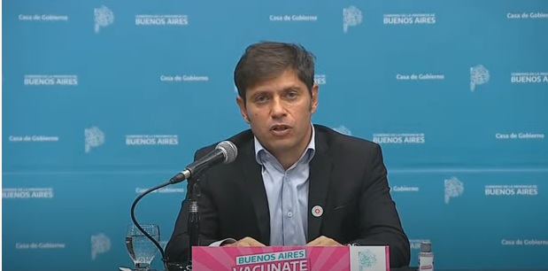 Axel Kicillof destacó que “El DNU es ley y lo vamos a respetar” al anunciar restricciones, multas y cierres de actividades
