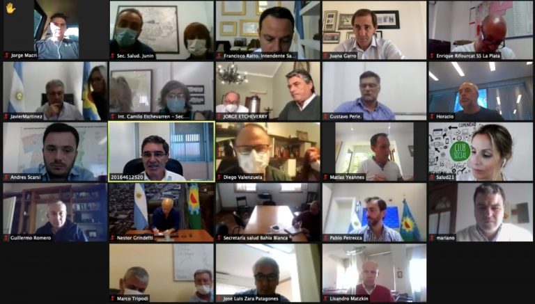 Intendentes de Juntos por el Cambio analizaron el avance de la pandemia