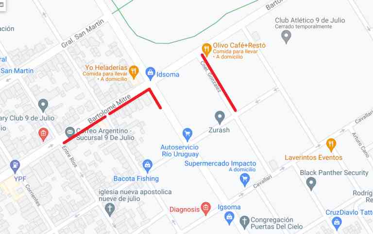 La CEyS programó un corte que alcanza a un sector de los nuevejulienses