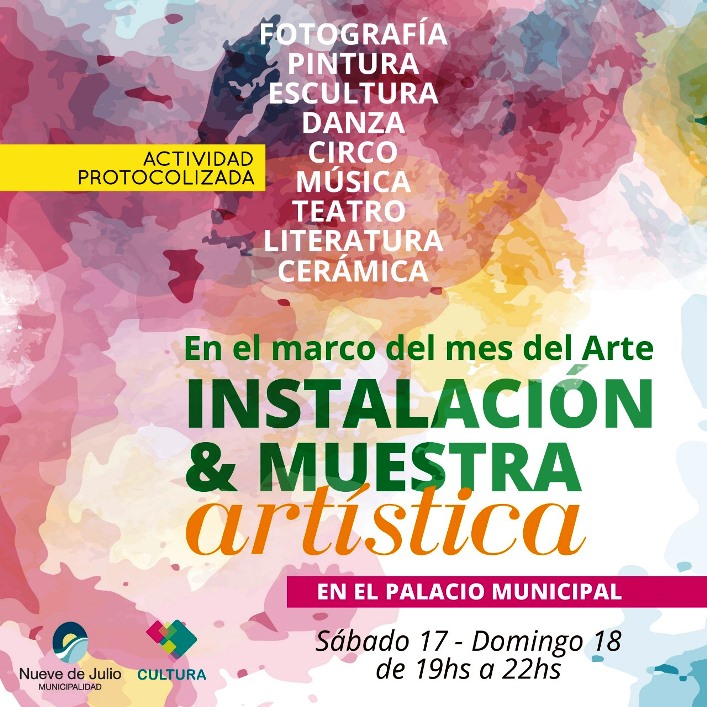 Por el Mes del Arte se llevará a cabo una Instalación y Muestra Artística