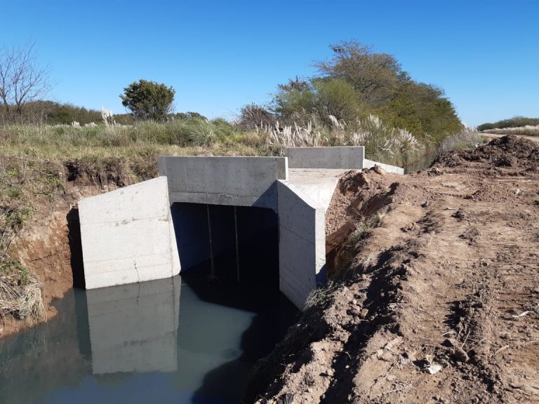 Más puentes de desagües pluviales en Carlos Casares
