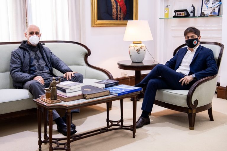 Axel Kicillof se reunió con el Arzobispo Víctor Manuel Fernández