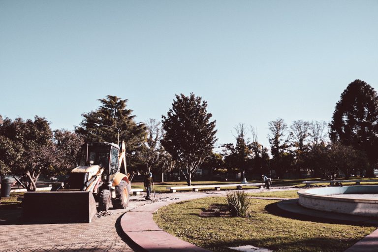 Se trabaja en la remodelación de Plaza España