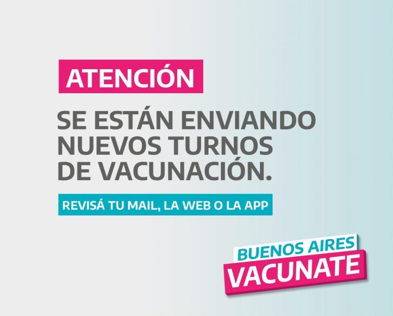 En provincia se han asignado 1 millón de nuevos turnos para ‘Vacunate’