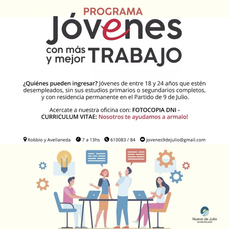 Jóvenes de entre 18 y 24 años pueden alcanzar un empleo