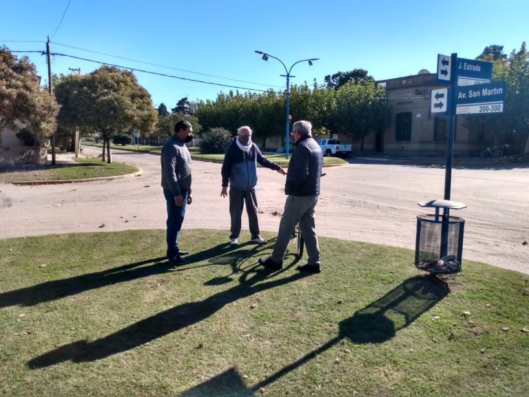 El Secretario de Gobierno visitó la localidad de French